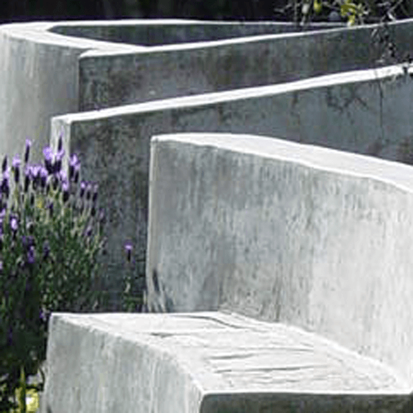 concrete forms landscape architecture gardens