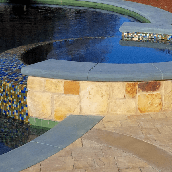 stunning custom pool spa round